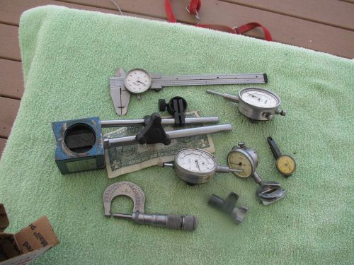 as is lot Brown &amp; Sharpe dial Lufkin Phase II  machinist toolmaker tool tools