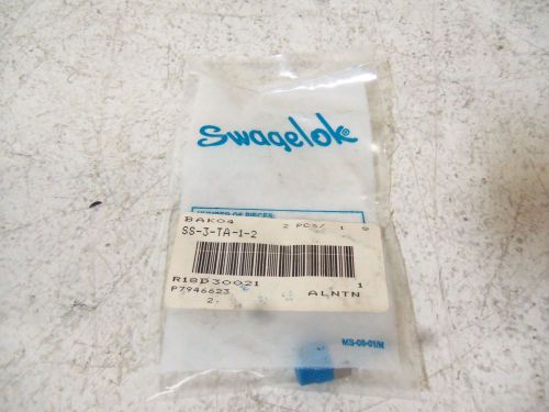 SWAGELOK SS-3-TA-1-2 TUBE FITTING *FACTORY PACKAGE*