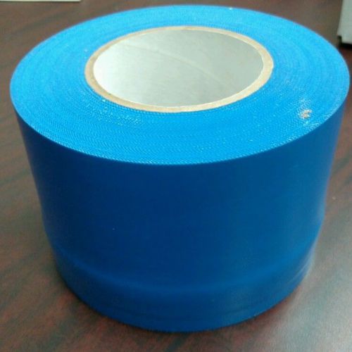 4&#034; blue Heat Wrap shrink tape. Cosmetic seconds 4&#034; X 180&#039;