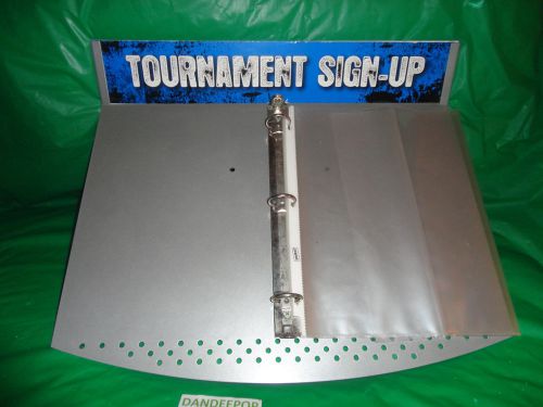 Retail Store Table Desk Display Stationery Binder all Metal For 3 ring papers