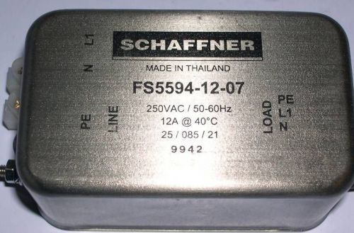 SCHAFFNER EMC (RFI) FILTER, FS5594-12-07