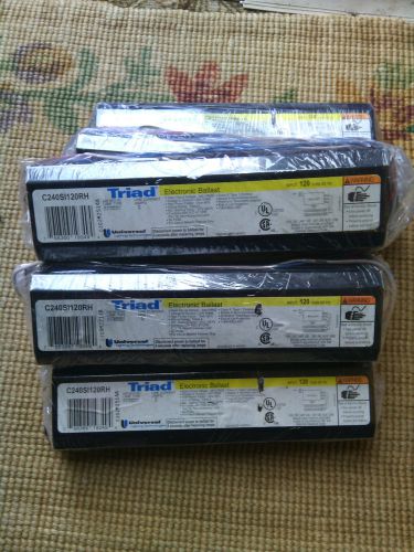 LOT Of 6: TRIAD Electronic BALLAST C24I120RH Universal FLOURESCENT LIGHTING