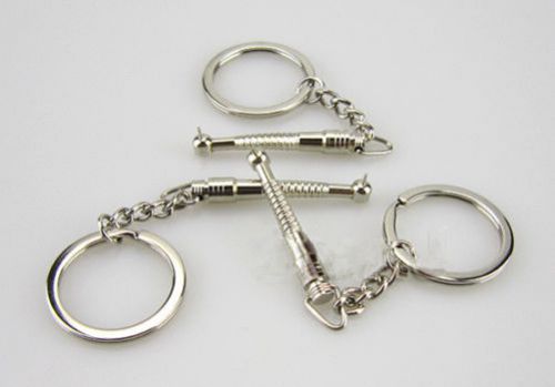 3 Pcs New Stainless Steel Dental Handpiece Key Chain Dentist Gift Key Chain