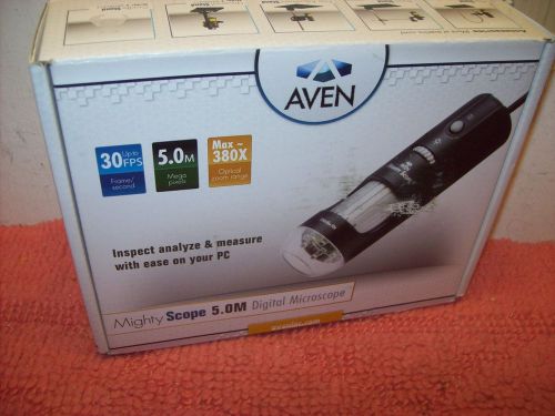 Aven 26700-209, digital microscope mighty scope 10x-200x with polarizer 5m usb for sale