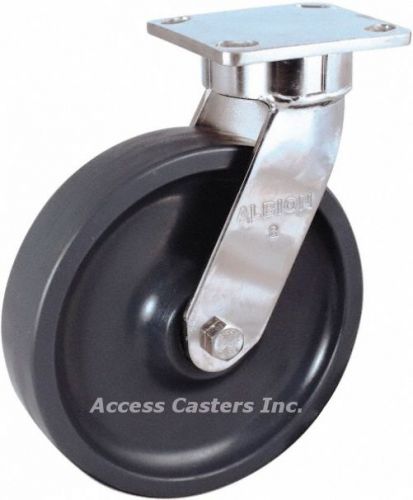 130xp06228s 6&#034; albion kingpinless stainless steel swivel caster 1400 lb capacity for sale