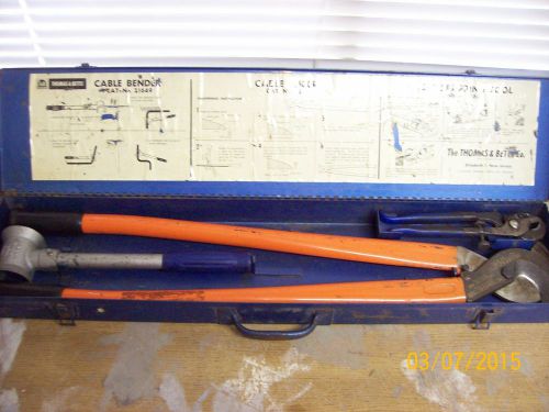 THOMAS &amp; BETTS cable installing kit cat no. bk-5/bender/slicer/striper tools