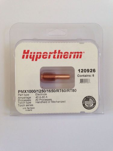 NEW  HYPERTHERM  120926  Contains 5 PMX1000/1250/1650/RT60/RT80