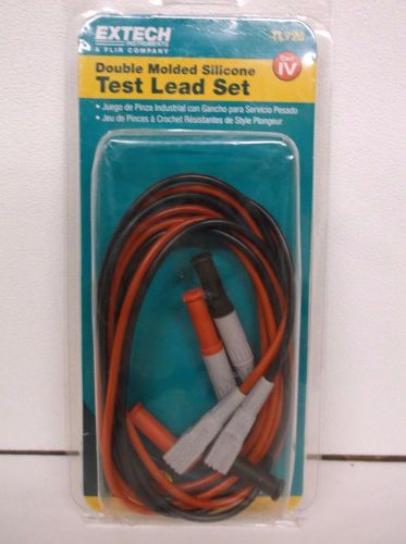 New Extech TL726 Double Molded Silicone Test Lead Set New (B31)