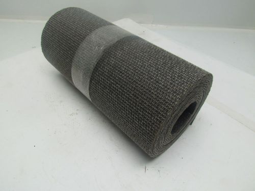 Friction surface top brushed/coated black conveyor belt 12&#034;w 16&#039; length for sale