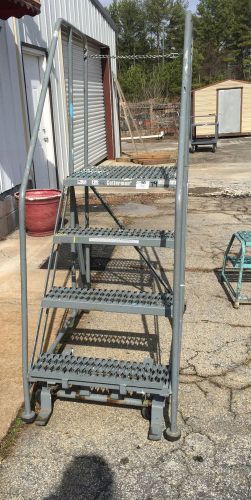 Cotterman Easy 50 4-Step Rolling Ladder with Platform