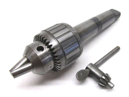 Nice! jacobs 0 to 1/2&#034; ball bearing super drill chuck w/ 4mt shank - #14n for sale
