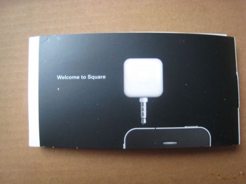 NEW White Square Credit Card Reader