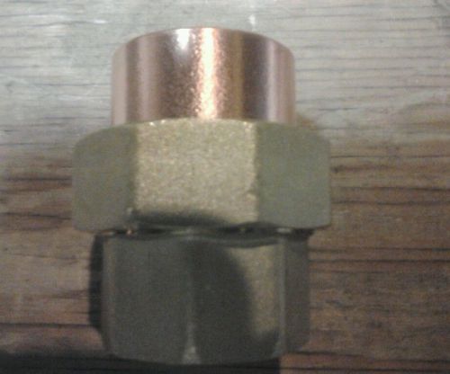 Bag of 1pc. 2&#034; Copper Sweat Union Solder Joint (Copper+Brass)