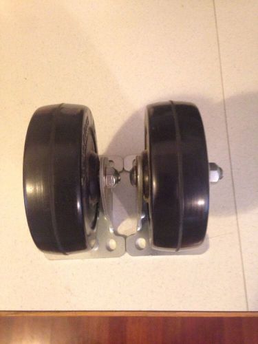 Heavy duty casters  triopines 4&#034; x 1-1/4&#034; for sale