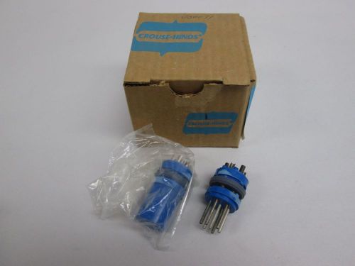 New crouse hinds rpe017 026 s05n ark-trol 7 wire 7 pole connector d281506 for sale