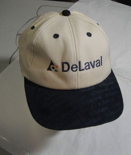 DeLaval Milk Dairy Farm Snapback Hat White And Blue  One Size