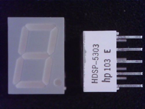 (1) HP Agilent HDSP-5303 RED 7-segment common cathode LED display - US Seller