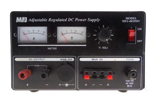 Mfj adjustable regulated dc 35 amp power supply model mfj-4035mv for sale