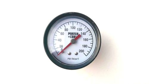 Porter-cable pressure gauge 1/8&#034; npt (mpt), 0-200 psi for sale