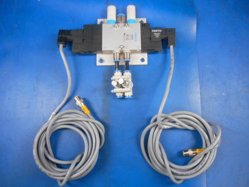 Festo cpe18-m1h-5/3g-1/4 a102 w/ turck adapters for sale