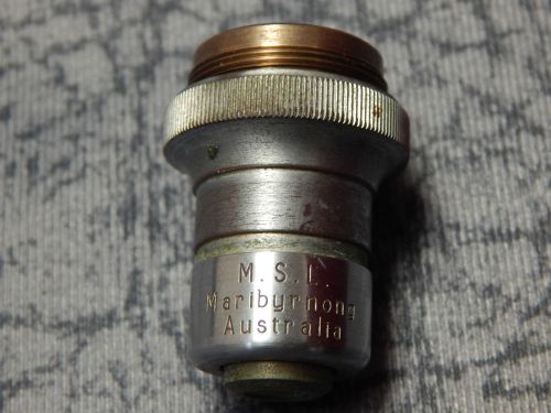 Microscope Objective ACHRO 16mm 0.27  2084 AU Bot  UC 100