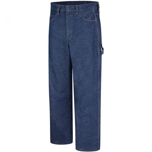Bulwark pej8 fr prewashed denim dungaree blue pants for sale