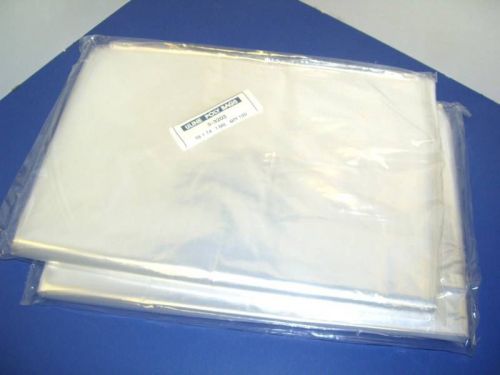 300 CLEAR 10 x 14 POLY BAGS 1 MIL PLASTIC FLAT OPEN TOP