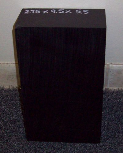 Uhmw virgin black sheet 2.75&#039;&#039; thick  x 9.50&#039;&#039; x 5.50&#039;&#039; cnc for sale