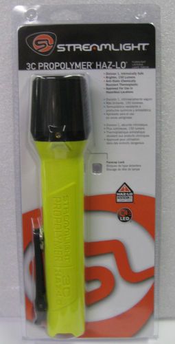 Streamlight 3C LED Propolymer HAZ-LO. Safety rated flashlight. New. 33820