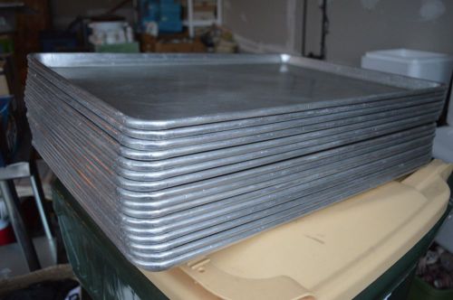 LOT OF (18)  18&#034;x26&#034; Full Size Aluminum Baking Sheet Pans - Restaurant, Bakery