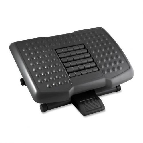 Kantek Premium Ergonomic Footrest with Rollers - KTKFR750 Office Desk Foot Rest