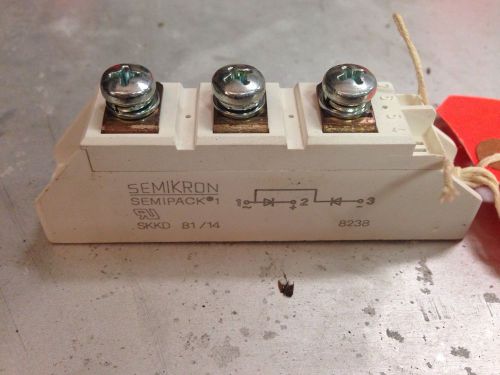 New Semikron Semipack SKKD 81/14 Rectifier Module SKKD81/14. 8238. 705-048