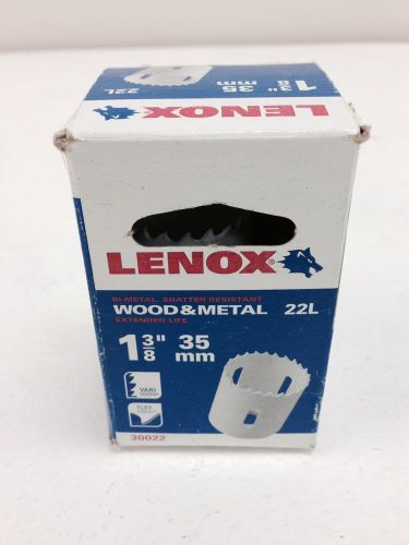 Lenox 30022 Lenox Bi-Metal Hole Saw-1-3/8&#034; 35mm HOLE SAW - BRAND NEW