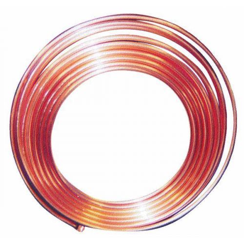 Mueller industries d04010p refrigeratior copper tubing coil 1/4&#034; x 10&#039; for sale