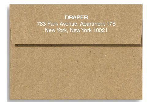 5&#034; x 5&#034; 70lbs. Square Flap Envelopes W/Peel Press Grocery Bag Brown 50/Pk