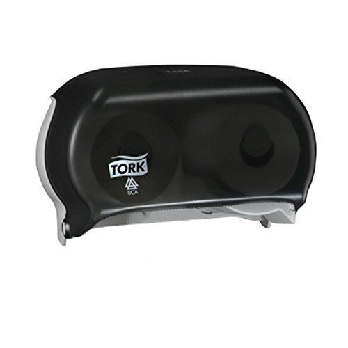 New tork 59tr toilet tissue roll horizontal twin dispenser  smoke for sale