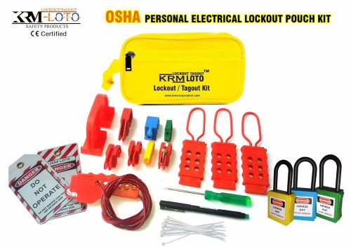 Osha  personal electrical lockout  pouch kit for sale