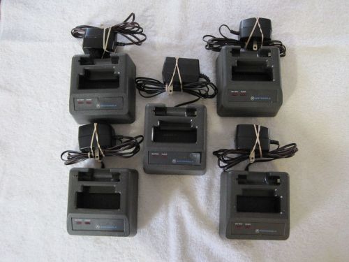 Lot of 5!!! Motorola Fire EMS Charger for Minitor II (2) Radio Pager NRN4952A