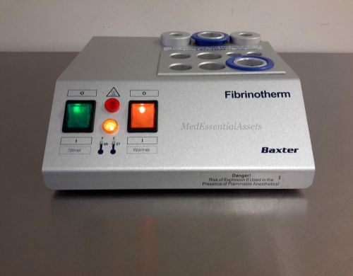 Baxter Fibrinotherm Heating &amp; Stirring System E-101844 TISSEL Fibrin Sealant Lab