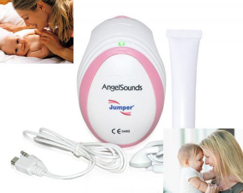 Newly Cutey Fetal Doppler 3MHz with Gel real-time heartbeat Prenatal Monitor