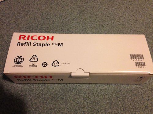 RICOH Refill Staple TYPE M EDP CODE 413026 * BRAND NEW * 2 Cartridges in box