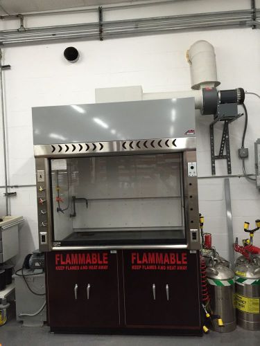 Fume Hood and Chemical Storage Cabinet