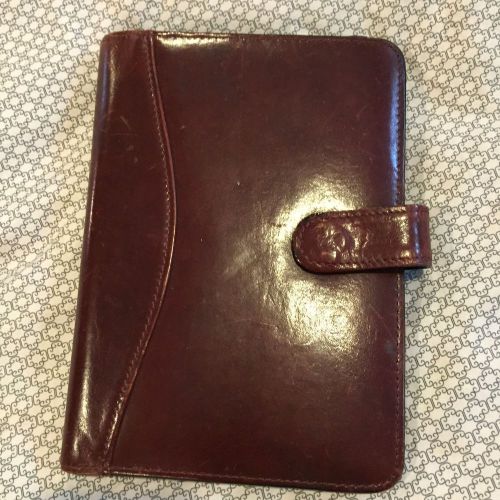 Vintage Scully Leather Junior Notepad Holder
