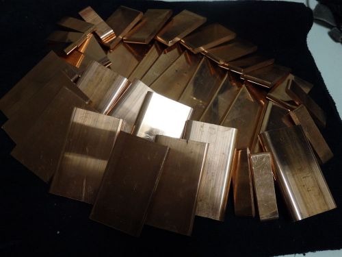 25 Pounds Copper Project Bars, Mixed Weights, .999% Pure Bullion