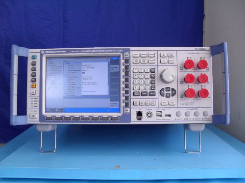 Rohde &amp; schwarz cmw500 w/lte wideband radio communication tester for sale