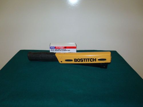 Stanley BOSTITCH Stapler Hamer  T  model H30-6 And a Box  galvanized staples
