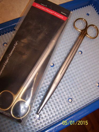 9&#034; NEW MAYO SCISSOR SNOWDEN PENCER 32-0870 HIGH QUALITY  DIAMOND EDGE SCISSOR