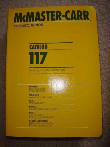 Brand New McMaster Carr Catalog 117 * Chicago Edition* w/Box