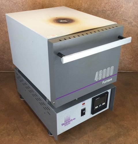 Thermolyne 48000 muffle furnace * digital controller * 100-1200°c * 120v *tested for sale