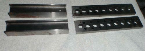 4 machinist parallels  / harden &amp; ground/ 3/8x1 1/4&#034; x 5 1/2&#034; &amp; .350 x1 7/16&#034;x 7 for sale
